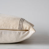 Cream Lucca Bhujodi Pillow Cover 1 - PILLOWS - Bhujodi - neutral Rug & Weave Pillows