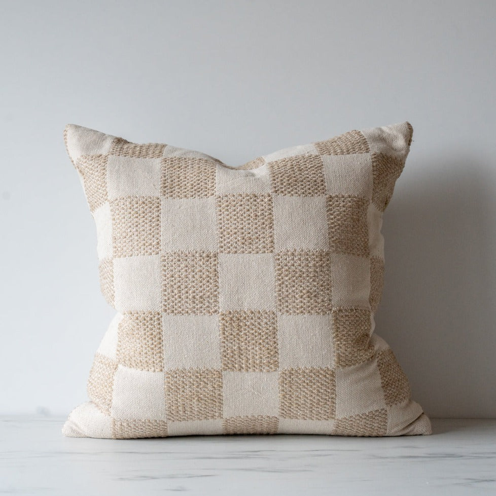 IN-STORE Mabel Check Pillow 1 - PILLOWS - essentials Loloi