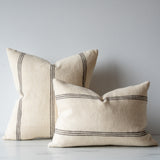 Cream Bhujodi Pillow Cover 1 - PILLOWS - Bhujodi - neutral Rug & Weave Pillows