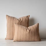 Taupe Woven Pillow Cover 1 - PILLOWS - Thai - neutral Rug & Weave Pillows
