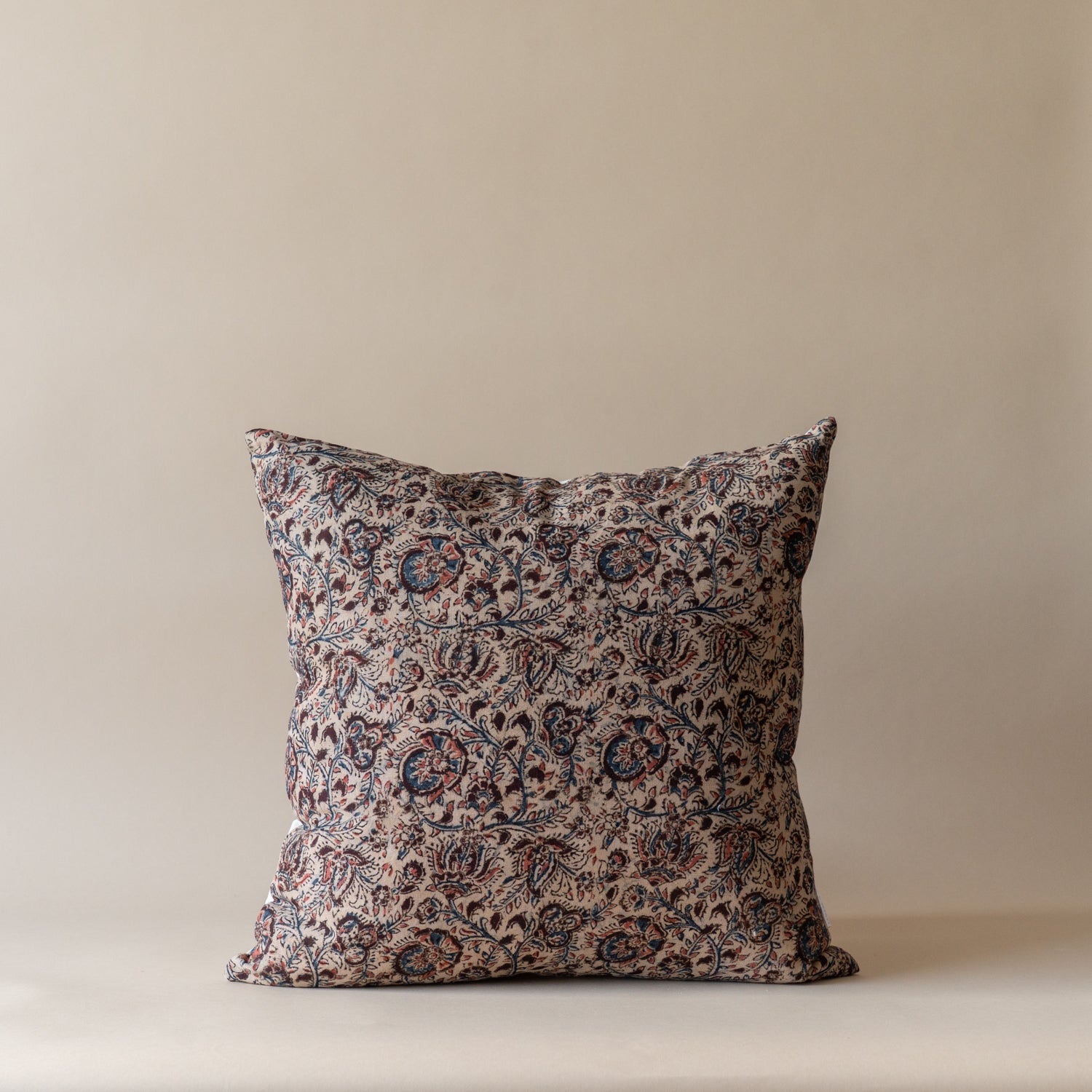 Layla Floral Pillow Cover 2 - PILLOWS - block print - warm Rug & Weave Pillows