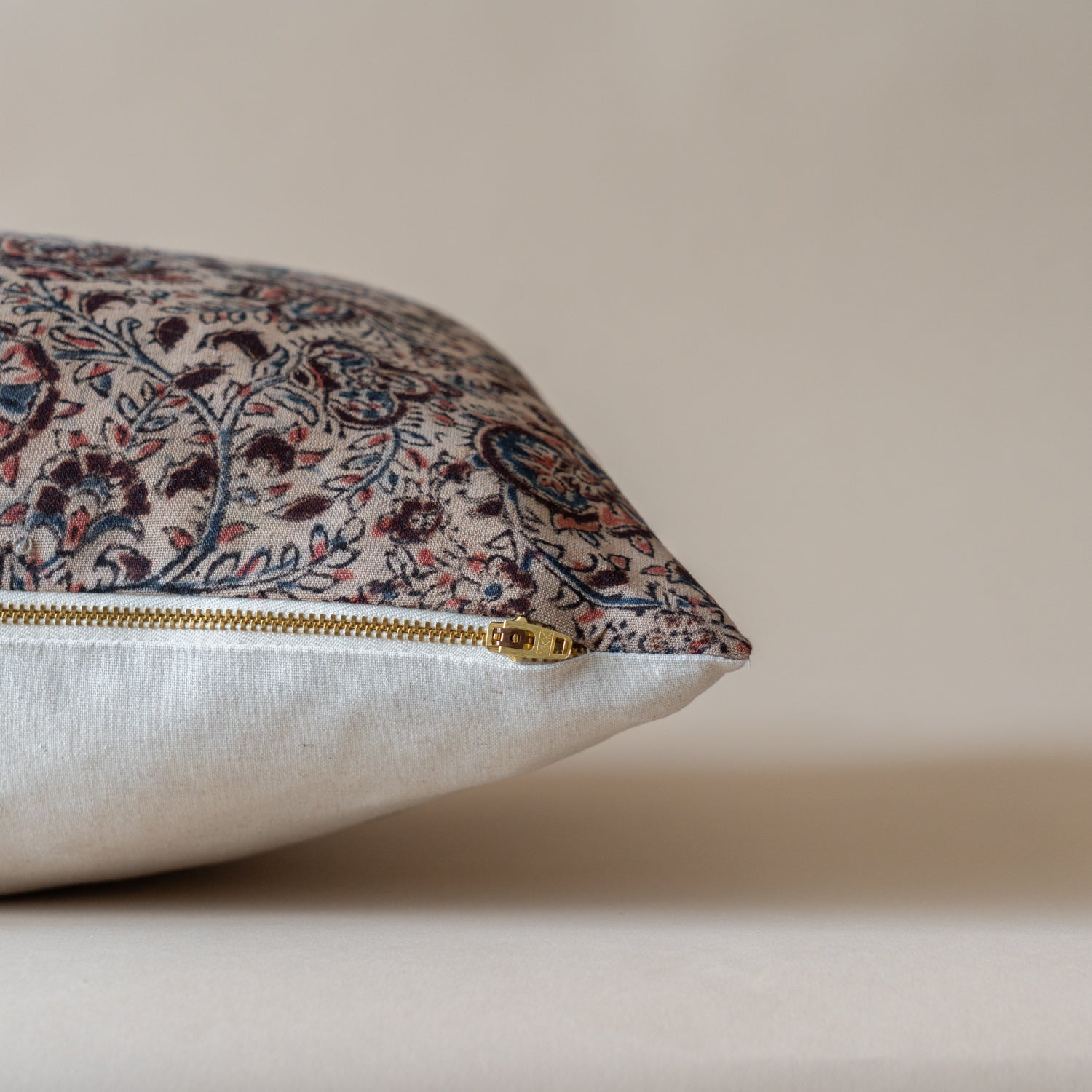 Layla Long Lumbar Pillow Cover 3 - PILLOWS - blockprint - cool Rug & Weave Pillows