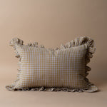 Merrill Ruffle Pillow Cover 2 - PILLOWS - linen - warm Rug & Weave Pillows