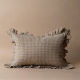 Merrill Ruffle Pillow Cover 2 - PILLOWS - linen - warm Rug & Weave Pillows