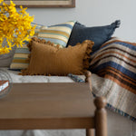 Rae Ruffle Pillow Cover 2 - PILLOWS - linen - warm Rug & Weave Pillows