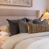 Charcoal Linen Pillow Cover 1 - PILLOWS - linen - neutral Rug & Weave Pillows