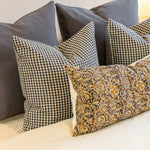 Aspen Gingham Pillow Cover 1 - PILLOWS - linen - neutral Rug & Weave Pillows
