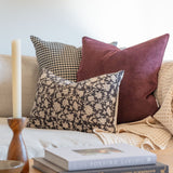 Aspen Gingham Pillow Cover 1 - PILLOWS - linen - neutral Rug & Weave Pillows