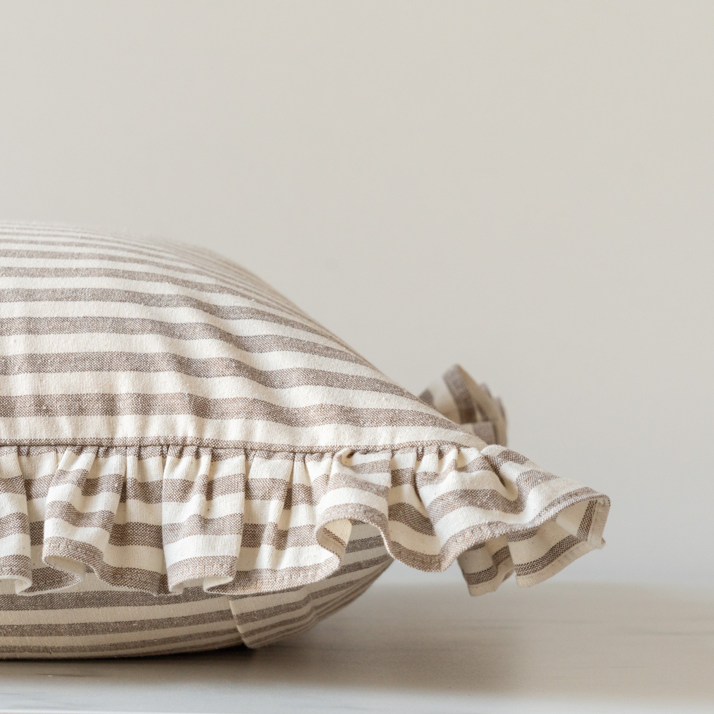 PRE-ORDER Juliette Ruffle Pillow Cover 1 - PILLOWS - Thai - neutral Rug and Weave