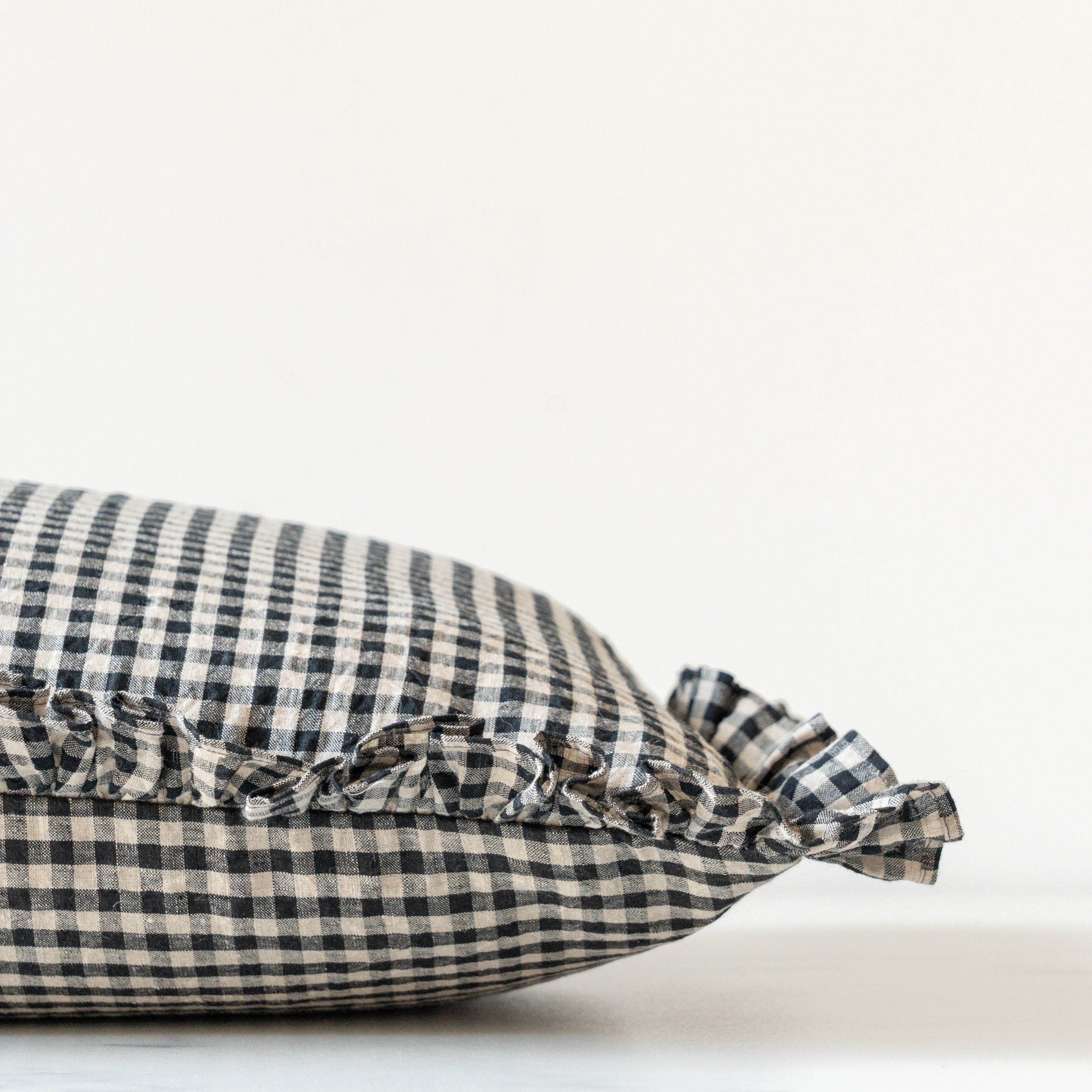 Aspen Ruffle Long Lumbar Pillow Cover 1 - PILLOWS - essentials Rug and Weave
