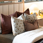 PRE ORDER - Noreen Block Print Pillow Cover 1-PILLOWS - block print - warm Rug & Weave Pillows