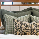 Genevieve Gingham Pillow Cover 3 - PILLOWS - linen - cool Rug & Weave Pillows