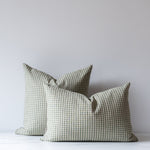 Genevieve Gingham Pillow Cover 3 - PILLOWS - linen - cool Rug & Weave Pillows