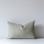 Genevieve Gingham Pillow Cover 3 - PILLOWS - linen - cool Rug & Weave Pillows