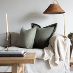 Genevieve Gingham Pillow Cover 3 - PILLOWS - linen - cool Rug & Weave Pillows