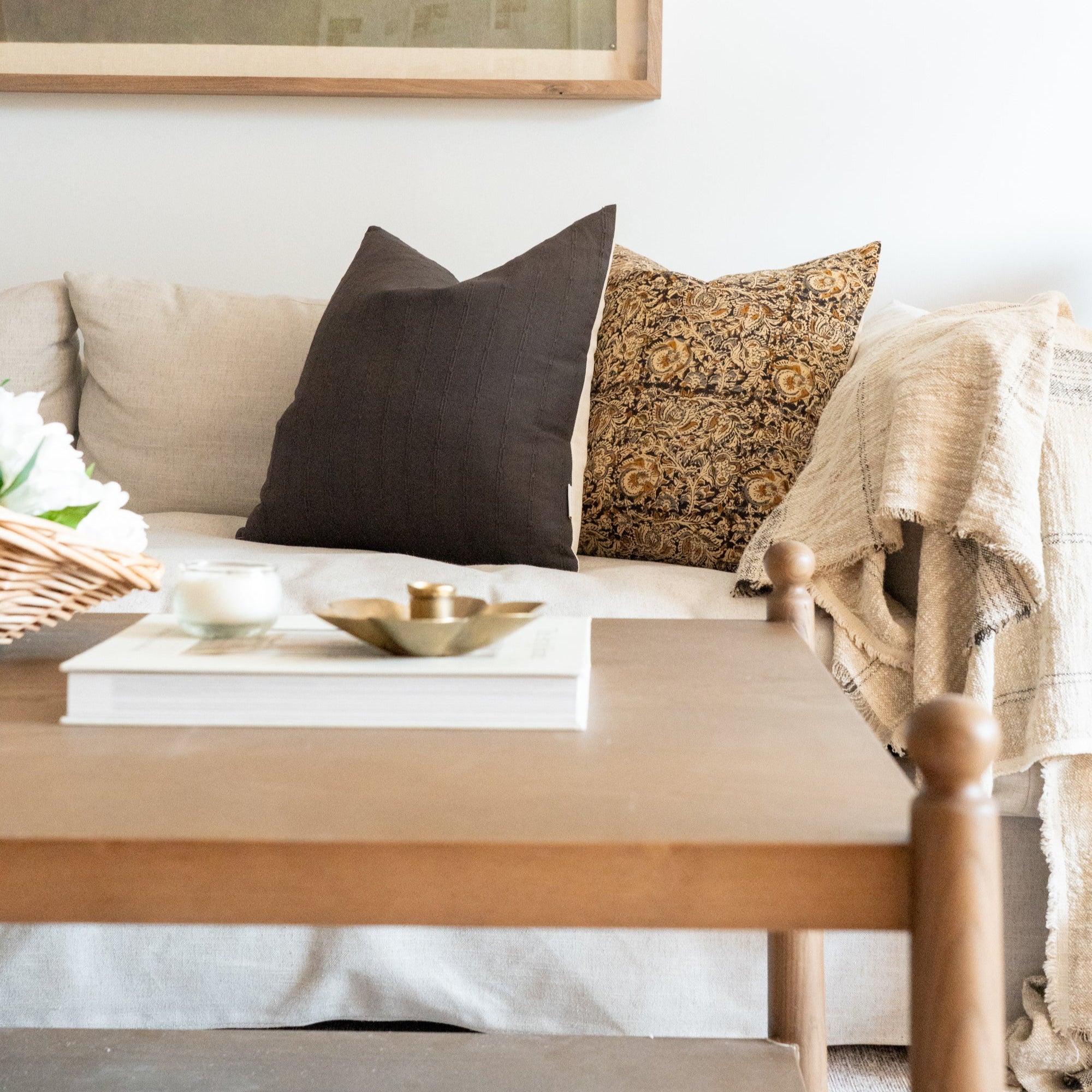 Milo Woven Pillow Cover 1 - PILLOWS - Thai - neutral Rug & Weave Pillows