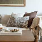 Espresso Linen Pillow Cover 2 - PILLOWS - Linen - warm Rug & Weave Pillows