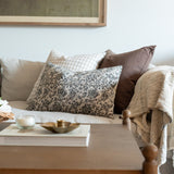 Espresso Linen Pillow Cover 2 - PILLOWS - Linen - warm Rug & Weave Pillows