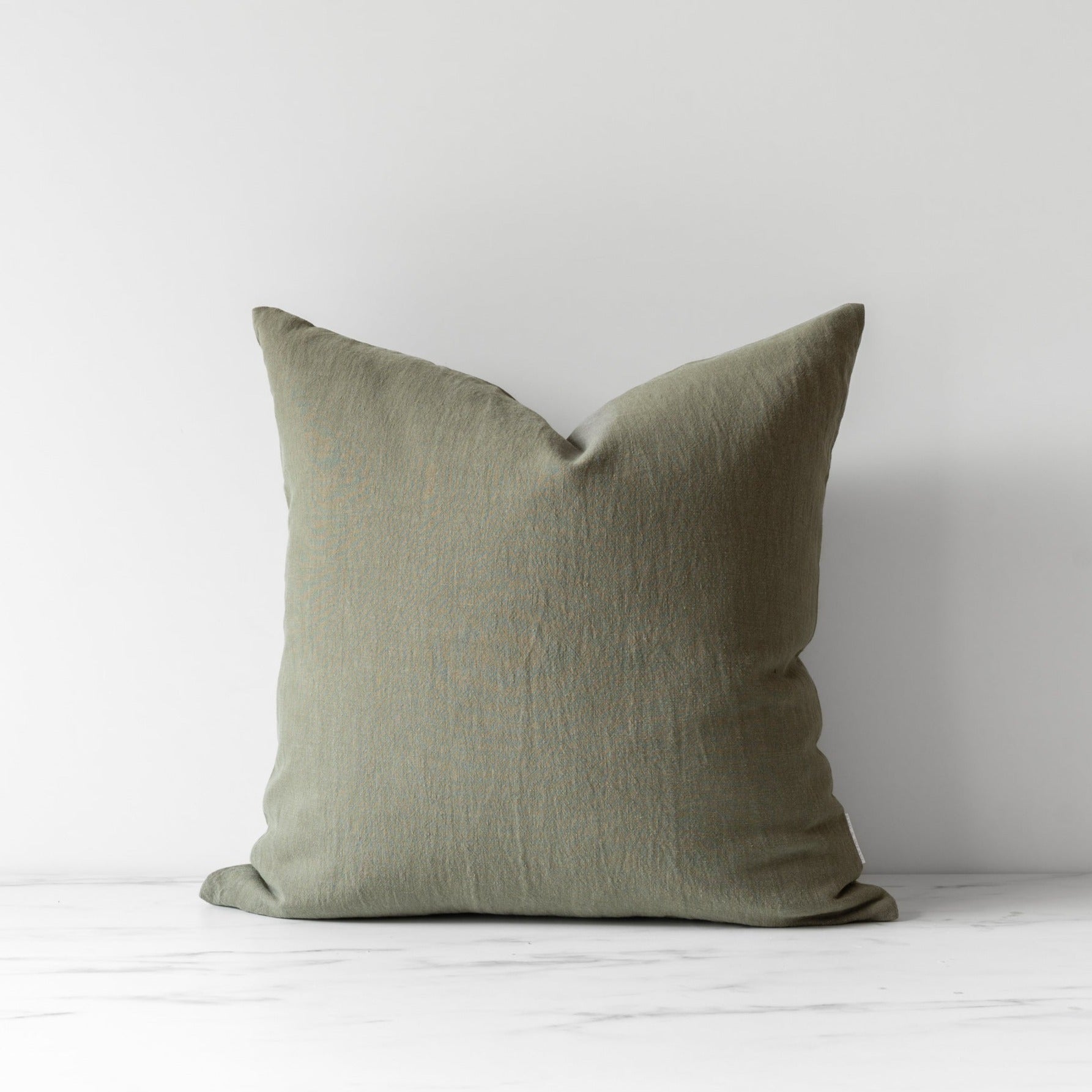 PRE-ORDER: Sage Linen Pillow Cover 3 - PILLOWS - linen - cool Rug & Weave Pillows