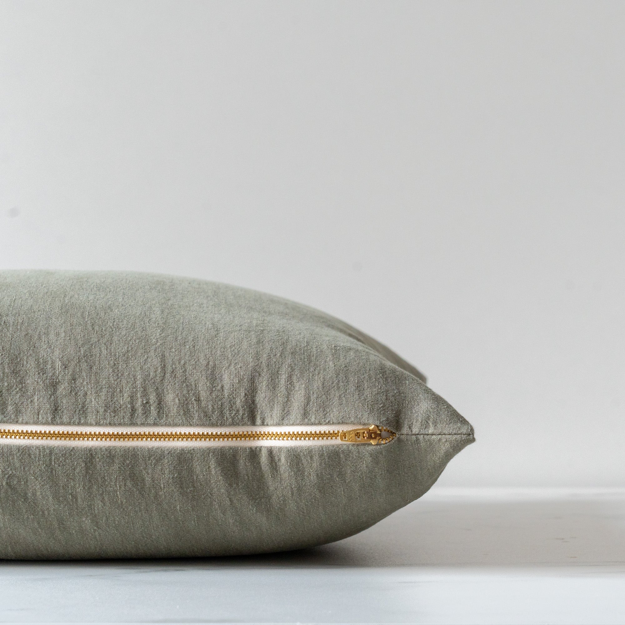 PRE-ORDER: Sage Linen Pillow Cover 3 - PILLOWS - linen - cool Rug & Weave Pillows