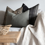 PRE-ORDER: Sage Linen Pillow Cover 3 - PILLOWS - linen - cool Rug & Weave Pillows