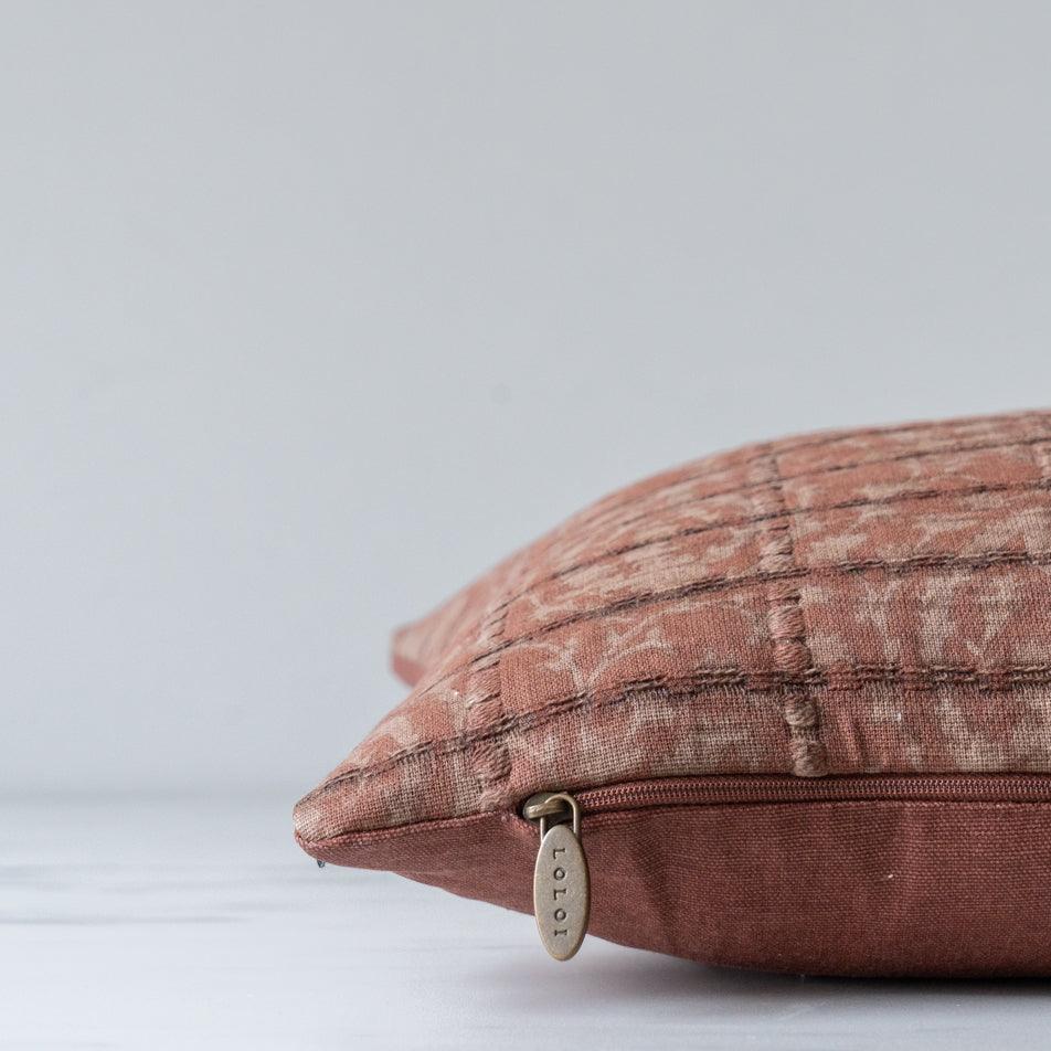 IN-STORE Jean Stoffer x Loloi Cinnamon Pillow 1 - PILLOWS - essentials Loloi