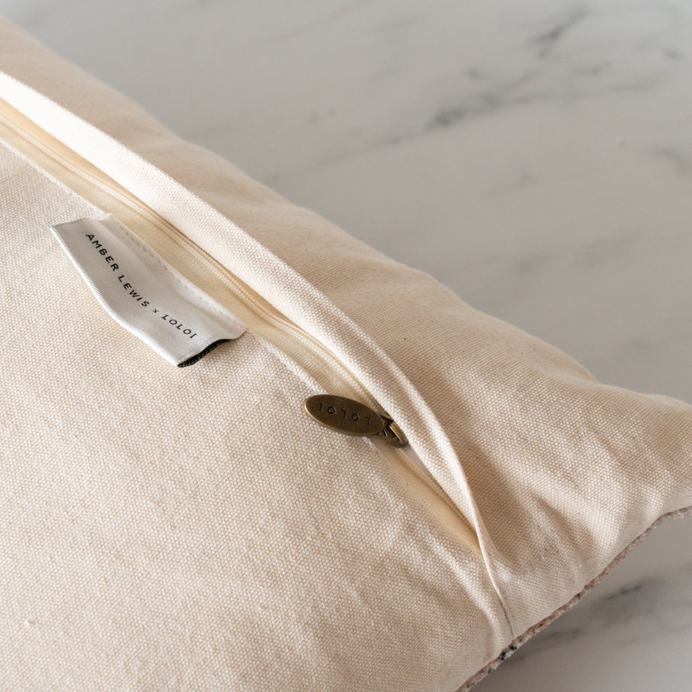 IN-STORE Amber Lewis x Loloi Celestia Natural Blue Pillow 1 - PILLOWS - essentials Loloi