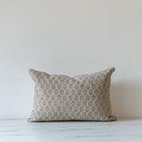 PRE-ORDER: Dolly Block Print Pillow Cover 1 - PILLOWS - block print - neutral Rug & Weave Pillows