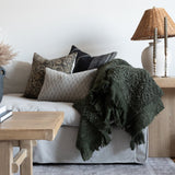 PRE-ORDER: Dolly Block Print Pillow Cover 1 - PILLOWS - block print - neutral Rug & Weave Pillows