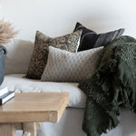 PRE-ORDER: Dolly Block Print Pillow Cover 1 - PILLOWS - block print - neutral Rug & Weave Pillows