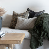 PRE-ORDER: Dolly Block Print Pillow Cover 1 - PILLOWS - block print - neutral Rug & Weave Pillows