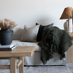 PRE-ORDER: Dolly Block Print Pillow Cover 1 - PILLOWS - block print - neutral Rug & Weave Pillows