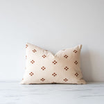 Double Sided Terracotta Dots Pillow Cover 1 - PILLOWS - Thai - neutral Rug & Weave Pillows