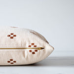 Double Sided Terracotta Dots Pillow Cover 1 - PILLOWS - Thai - neutral Rug & Weave Pillows