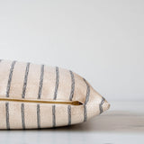 Double Sided Thai Simple Stripes Pillow Cover 1 - PILLOWS - Thai - neutral Rug & Weave Pillows