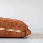 Double Sided Terracotta Thai Woven Pillow Cover 2 - PILLOWS - Thai - warm Rug & Weave Pillows