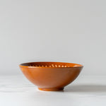 Hand-Painted Brown Bowl bowl Creative Co-op (DYA)