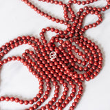 Aged Red Bead Garland CHRISTMAS 2025 Ragon House (Faire)