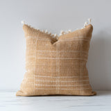 Fawn Bhujodi Fringe Pillow Cover 1 - PILLOWS - Bhujodi - neutral Rug & Weave Pillows