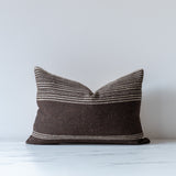 Umber Bhujodi Pillow Cover 1 - PILLOWS - Bhujodi - neutral Rug & Weave Pillows