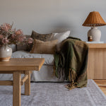 Fawn Bhujodi Fringe Pillow Cover 1 - PILLOWS - Bhujodi - neutral Rug & Weave Pillows