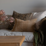 Fawn Bhujodi Fringe Pillow Cover 1 - PILLOWS - Bhujodi - neutral Rug & Weave Pillows