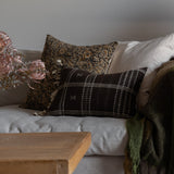 Umber Bhujodi Fringe Pillow Cover 1 - PILLOWS - Bhujodi - neutral Rug & Weave Pillows