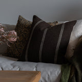 Umber Bhujodi Pillow Cover 1 - PILLOWS - Bhujodi - neutral Rug & Weave Pillows