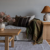Umber Bhujodi Pillow Cover 1 - PILLOWS - Bhujodi - neutral Rug & Weave Pillows