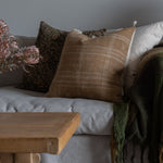 Fawn Bhujodi Fringe Pillow Cover 1 - PILLOWS - Bhujodi - neutral Rug & Weave Pillows