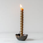 Antiqued Scallop Taper Candle Holder candle holder Bohemia Design (Faire)