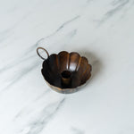 Antiqued Scallop Taper Candle Holder candle holder Bohemia Design (Faire)