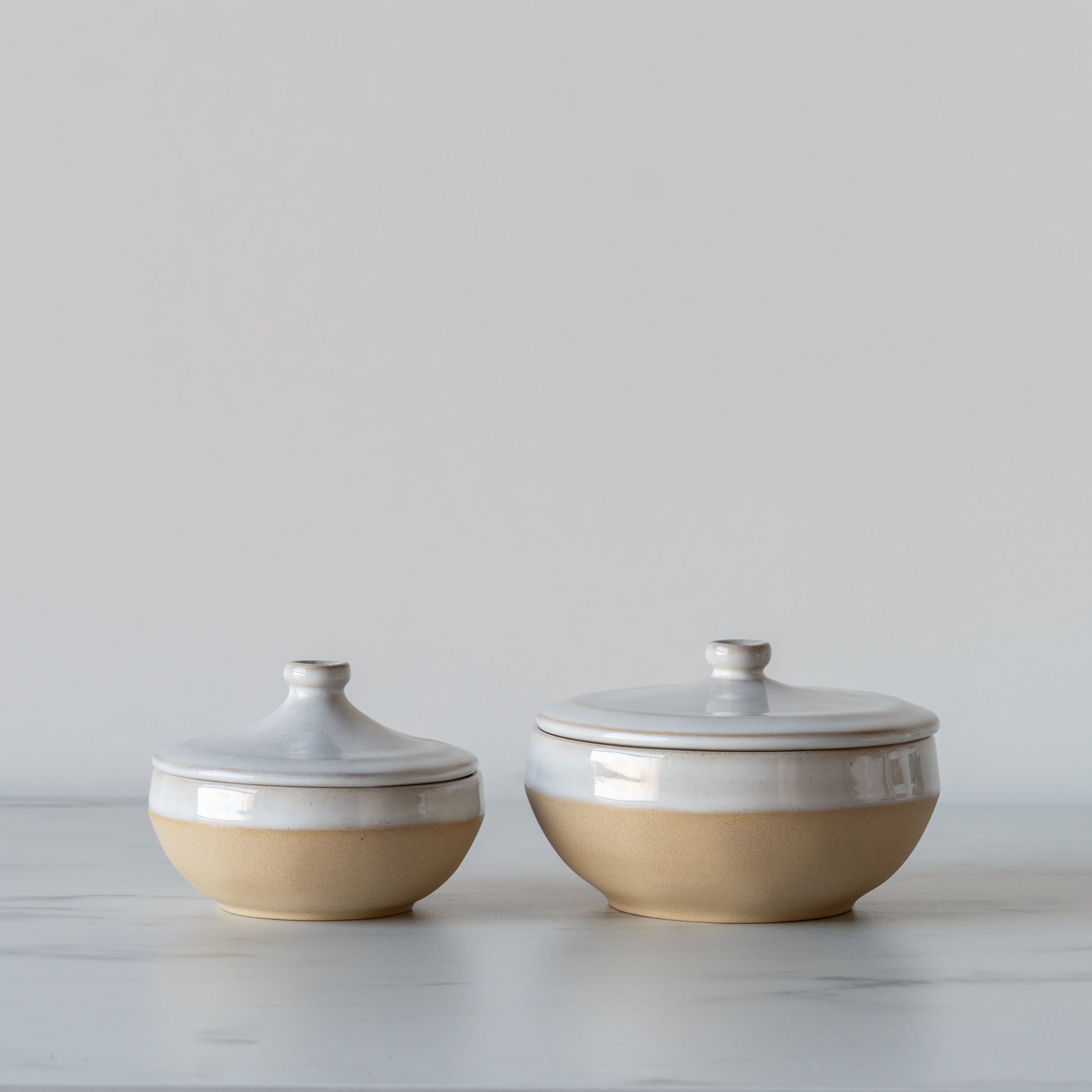 Speckled Stoneware Covered Dish dish David Shaw