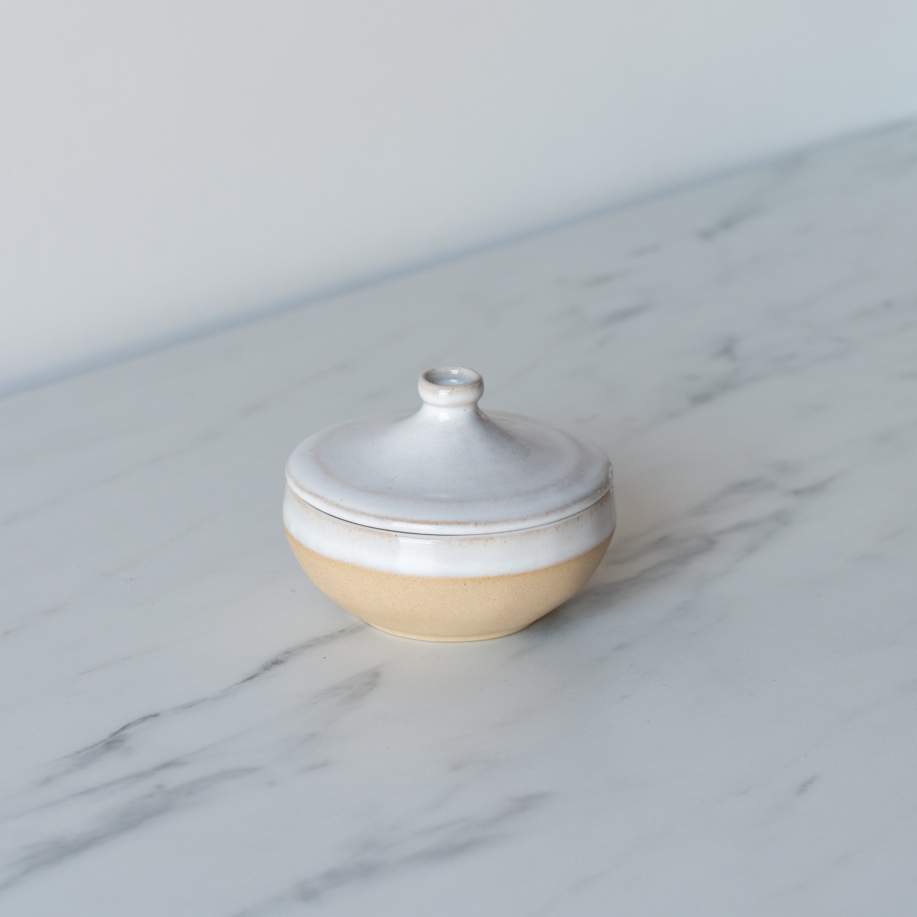 Speckled Stoneware Covered Dish dish David Shaw